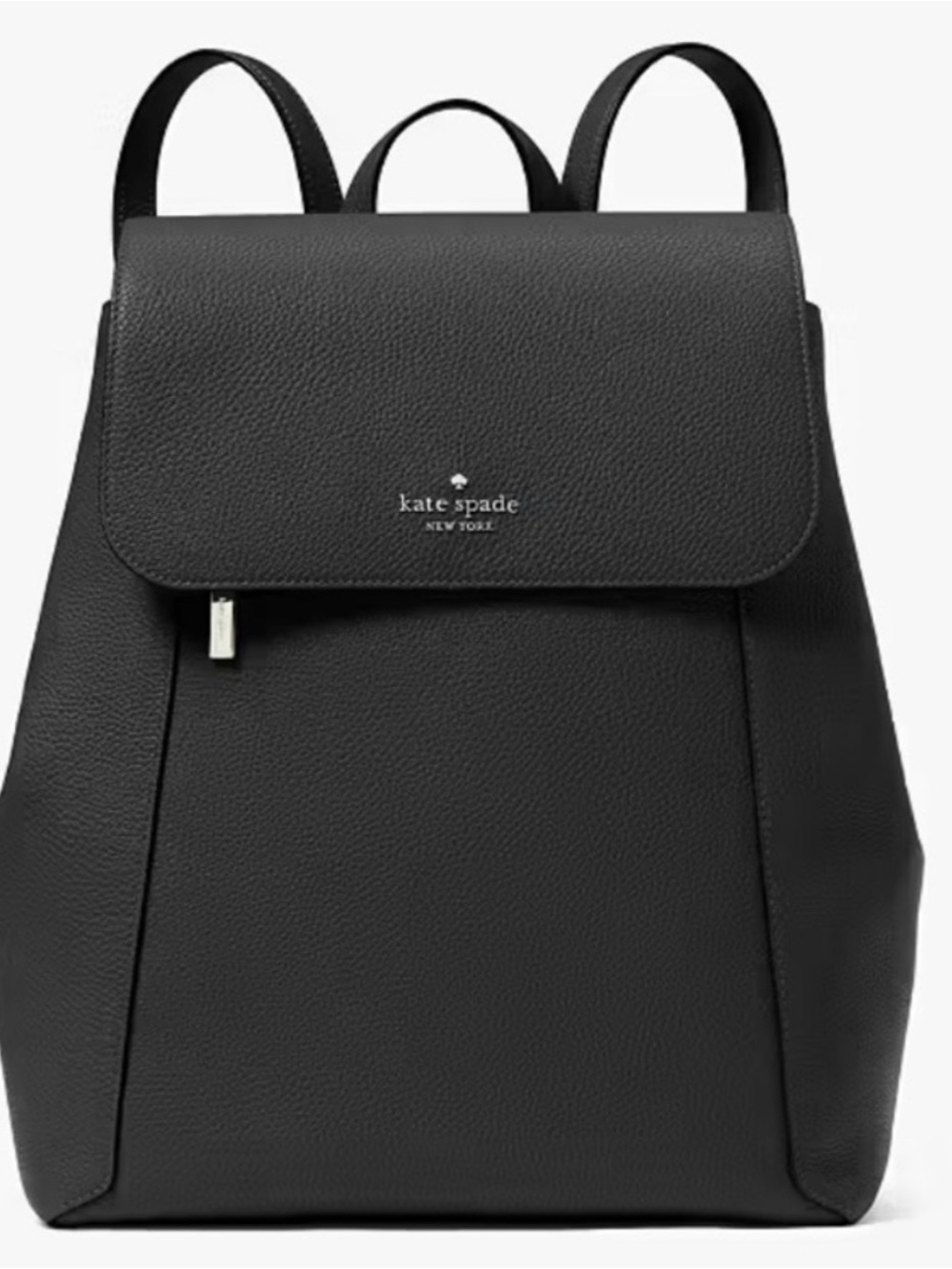 Kate Spade Luxurious Lena Leather BRAND NEW NEVER USED Black Textured Backpack